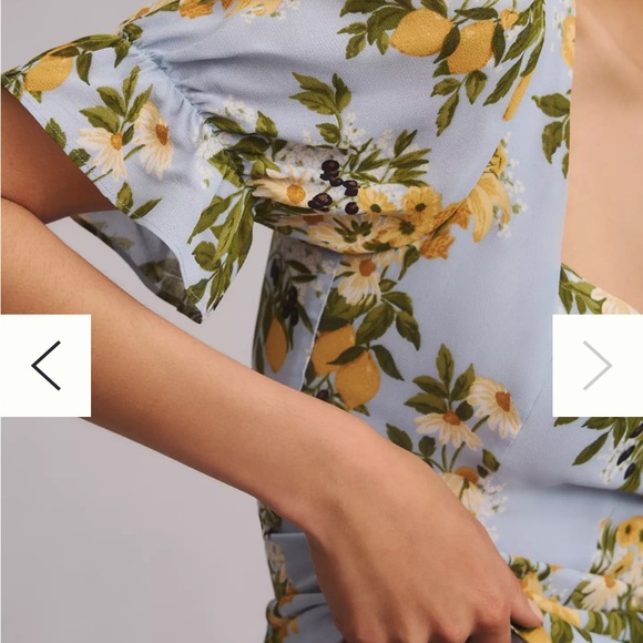 Reformation Blue Floral Blouse - Picture 16 of 16